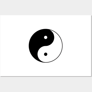 Yin Yang - Ancient Chinese philosophy symbol Posters and Art